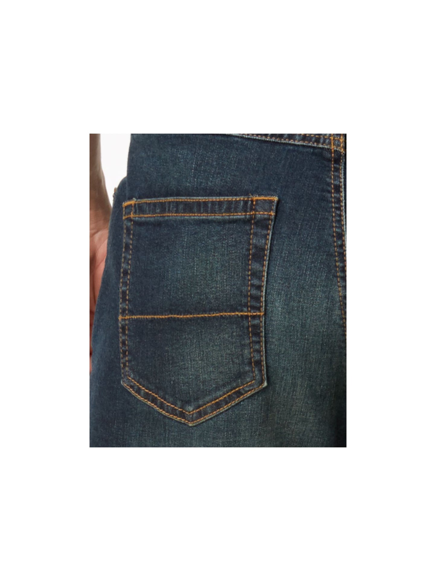 Calça jeans reta masculina American Rag azul tamanho 36x30