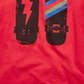 Camiseta Epic Threads Big Boy's Skateboard Bolt Vermelha Tamanho P