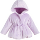 First Impressions Casaco de veludo bolha para bebê menina roxo tamanho 0-3 meses