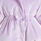 First Impressions Casaco de veludo bolha para bebê menina roxo tamanho 0-3 meses