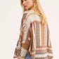 Poncho Skies Feminino Free People Marrom Tamanho X-S