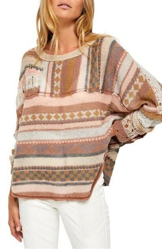 Poncho Skies Feminino Free People Marrom Tamanho X-S