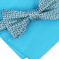 Gravata borboleta Alfani masculina Murphy Pocket Square de 2 peças, azul, tamanho regular