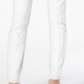 Calça skinny feminina Alfani, tamanho 14, branca, pequena