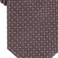 Gravata Perry Ellis Kimball Micro Dot Masculina Marrom Tamanho Regular