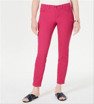 Calça jeans skinny feminina Charter Club Bristol, rosa, tamanho 10