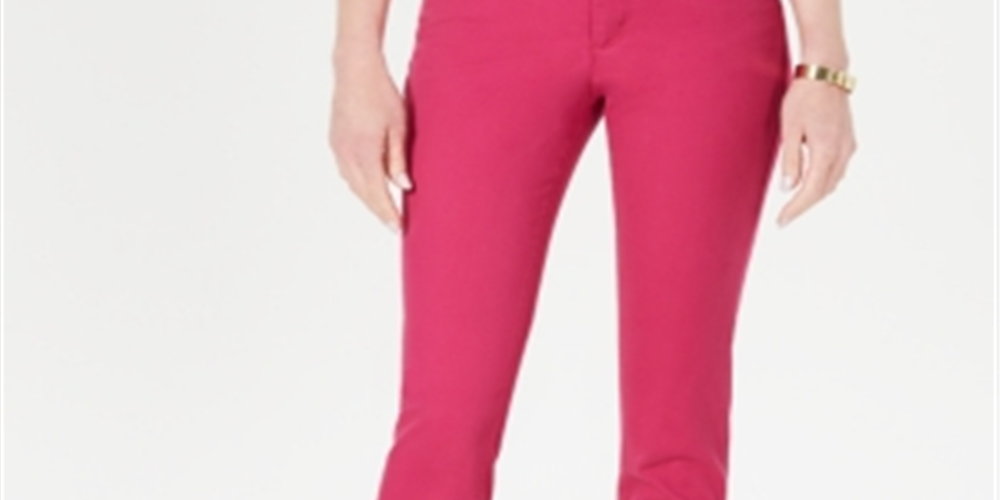 Calça jeans skinny feminina Charter Club Bristol, rosa, tamanho 10
