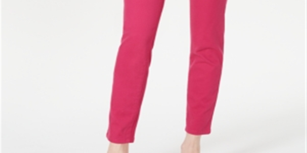 Calça jeans skinny feminina Charter Club Bristol, rosa, tamanho 10