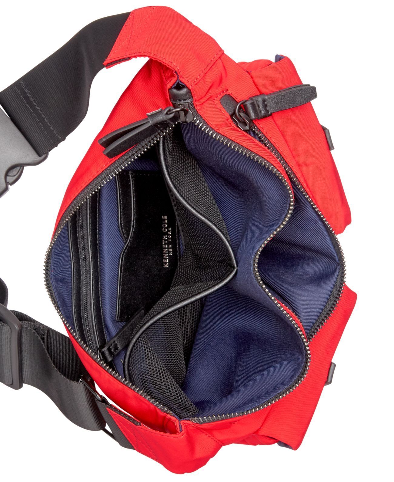 Kenneth Cole New York Bolsa Transversal Feminina Vesey Belt Techni Cole Puffy Vermelha Tamanho Regular