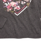 Camiseta infantil feminina Epic Threads com estampa de coração e flor, cinza, tamanho 4T