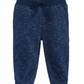 Calça jogger mesclada infantil First Impressions para meninos, azul, tamanho 4T