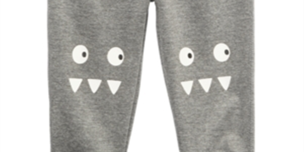 Calça Jogger Monster para Menino First Impressions Cinza Tamanho 18MOS