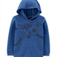 Carter's Little &amp; Big Boy's Game Print Hoodie Azul Tamanho 5