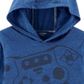 Carter's Little &amp; Big Boy's Game Print Hoodie Azul Tamanho 5