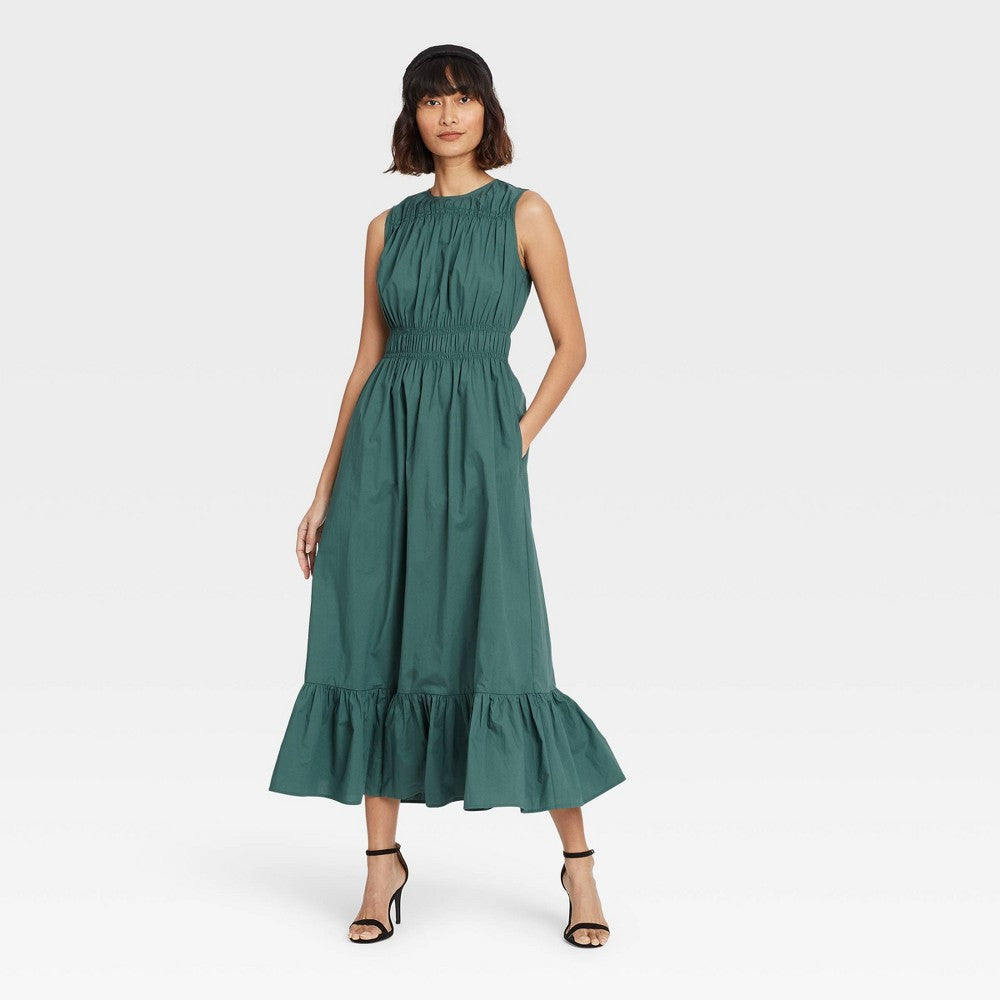 Vestido Leevele Mocked Wait da A New Day Feminino Verde Tamanho 2XL