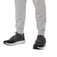 Calça de moletom masculina 90 Degree By Reflex com zíper nas costas, cinza, tamanho grande