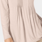Blusa feminina de manga comprida estilo &amp; co, rosa, tamanho extrapequeno