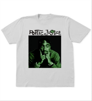 Camiseta gráfica masculina Merch Traffic, branca, tamanho médio