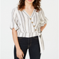 Blusa listrada Gypsies &amp; Moondust Junior, tamanho X-S