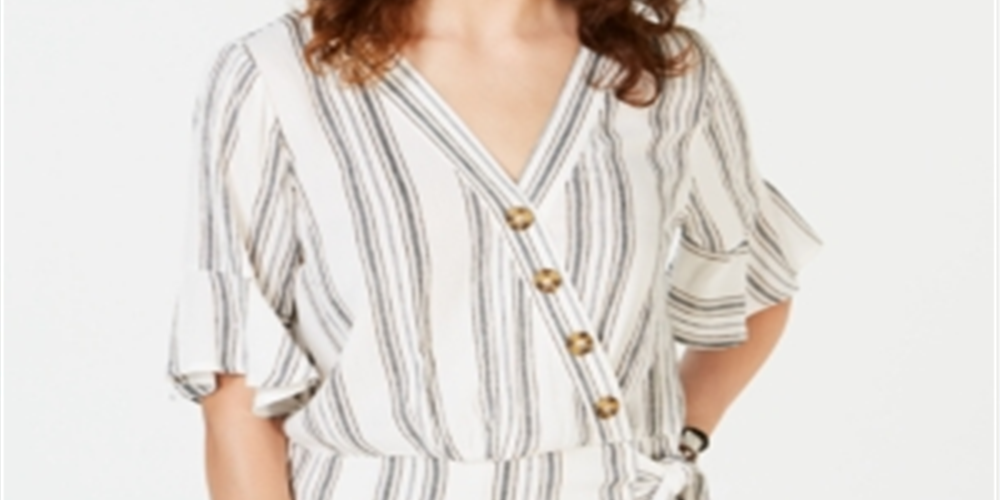 Blusa listrada Gypsies &amp; Moondust Junior, tamanho X-S