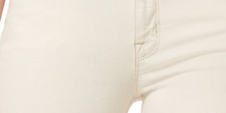 Calça jeans feminina Sanctuary Moonstone Connector Kick Crop, branca, tamanho 32