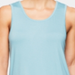 Regata feminina Gaiam Gianna com recorte nas costas, verde, tamanho médio