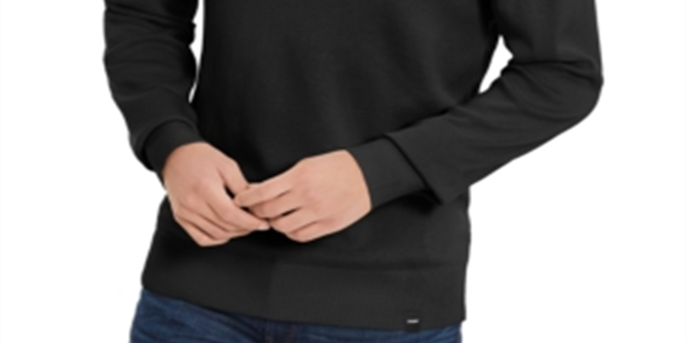 Suéter DKNY Masculino Regular Fit com Gola Redonda Preto Tamanho M