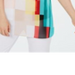 Túnica Alfani Feminina Colorblocked Branca Tamanho Pequeno Médio