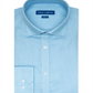 Camisa social masculina Vince Camuto Slim Fit Stretch Turquesa Dobby Azul Tamanho 32/33