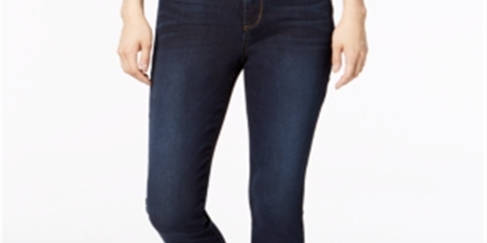 Calça jeans skinny feminina STS Ellie Raw Hem azul tamanho 31