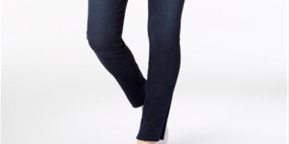 Calça jeans skinny feminina STS Ellie Raw Hem azul tamanho 31