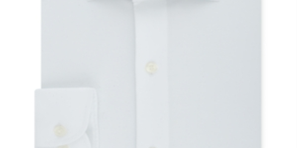 Camisa social masculina Tommy Hilfiger Classic Regular Fit, sem passar a ferro, com elastano, branca, tamanho GG