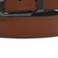 Cinto casual reversível masculino Levi's marrom/preto tamanho grande