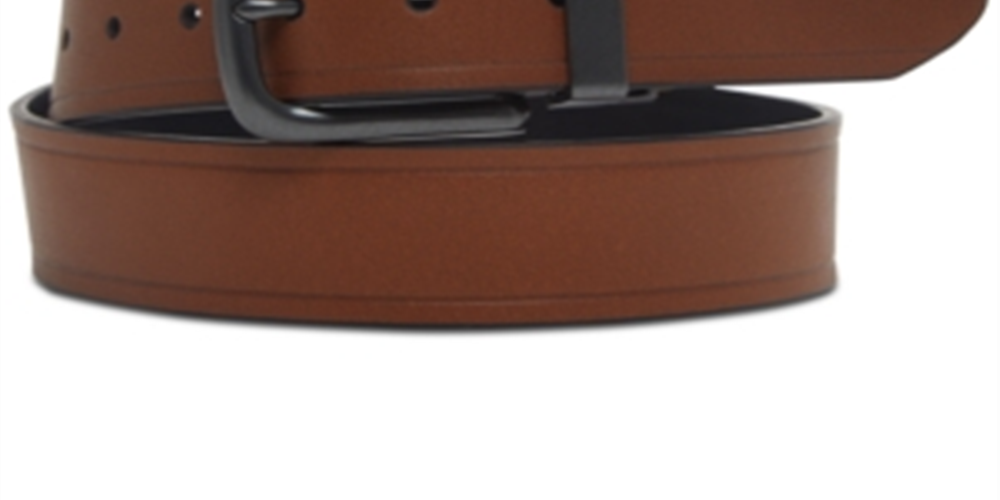 Cinto casual reversível masculino Levi's marrom/preto tamanho grande