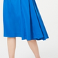 Vestido midi alfani feminino, linha A, azul, tamanho 2, pequeno