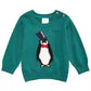 Suéter Pinguim para Menino First Impressions Verde Tamanho 3-6M