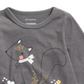Camiseta infantil First Impressions Baby Girl Squirrel Cinza Tamanho 12 MOS
