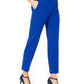 Calça social feminina Calvin Klein reta azul tamanho 10P