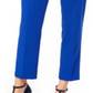 Calça social feminina Calvin Klein reta azul tamanho 10P