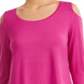 JM Collection Blusa feminina com ombros descobertos, rosa, tamanho pequeno