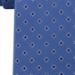Gravata profissional de seda pura bicolor masculina Michael Kors, azul, tamanho regular