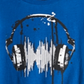 Camiseta Epic Threads Big Boy's Headphones Azul Tamanho Médio