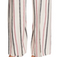 Calça feminina listrada Vince Camuto Canyon Linen Blend, rosa, tamanho médio