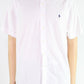 Camisa Ralph Lauren Masculina Manga Curta com Botões Branca Tamanho P