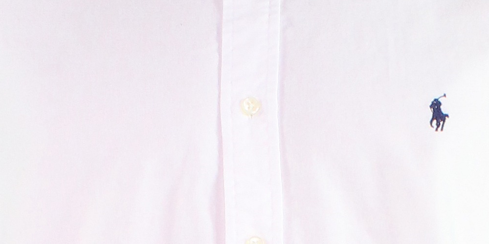 Camisa Ralph Lauren Masculina Manga Curta com Botões Branca Tamanho P