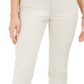 Jeans feminino slim com controle de barriga estilo &amp; co, marrom, tamanho 2