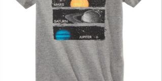 Epic Threads Little Boy's Planet T-Shirt Gray Size 5