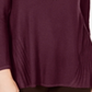 Suéter plissado alto e baixo feminino Style &amp; Co, roxo, tamanho PP