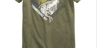 Camiseta infantil masculina com estampa de dinossauro da Epic Threads, verde, tamanho 4