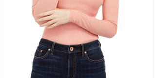 Blusa de gola falsa quase famosa infantil rosa tamanho extrapequeno